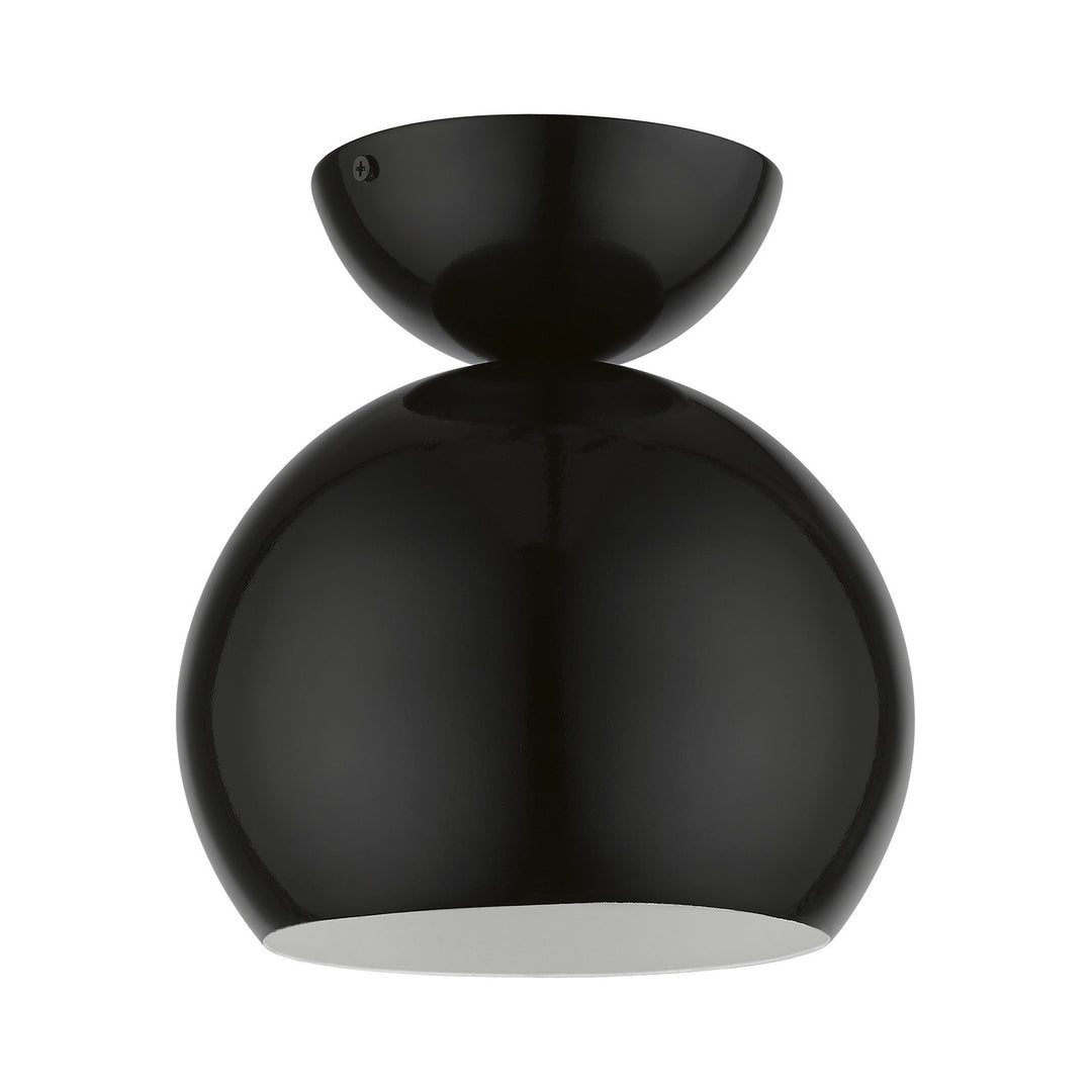 Livex Stockton 45487-68 Ceiling Light - Shiny Black