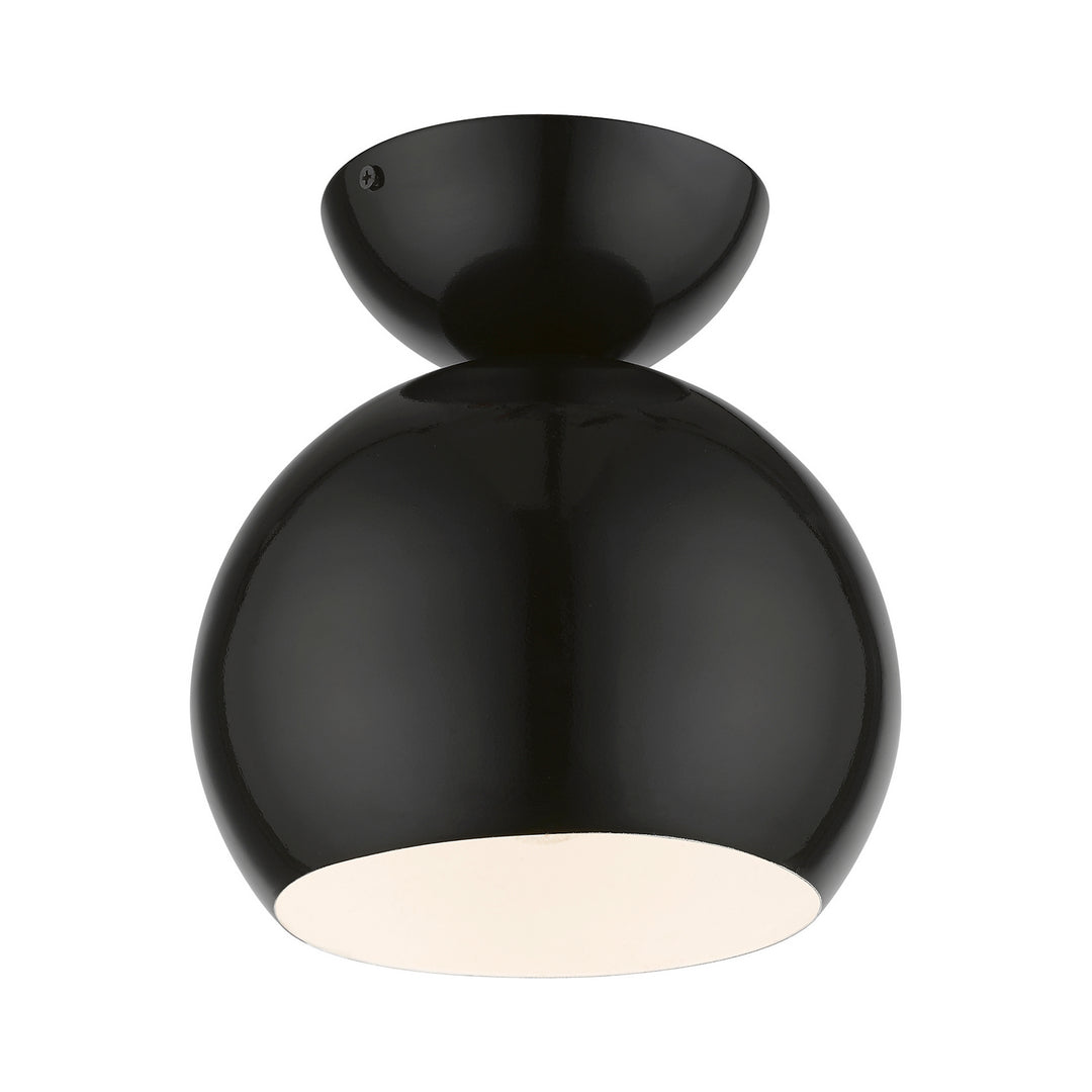 Livex Stockton 45487-68 Ceiling Light - Shiny Black