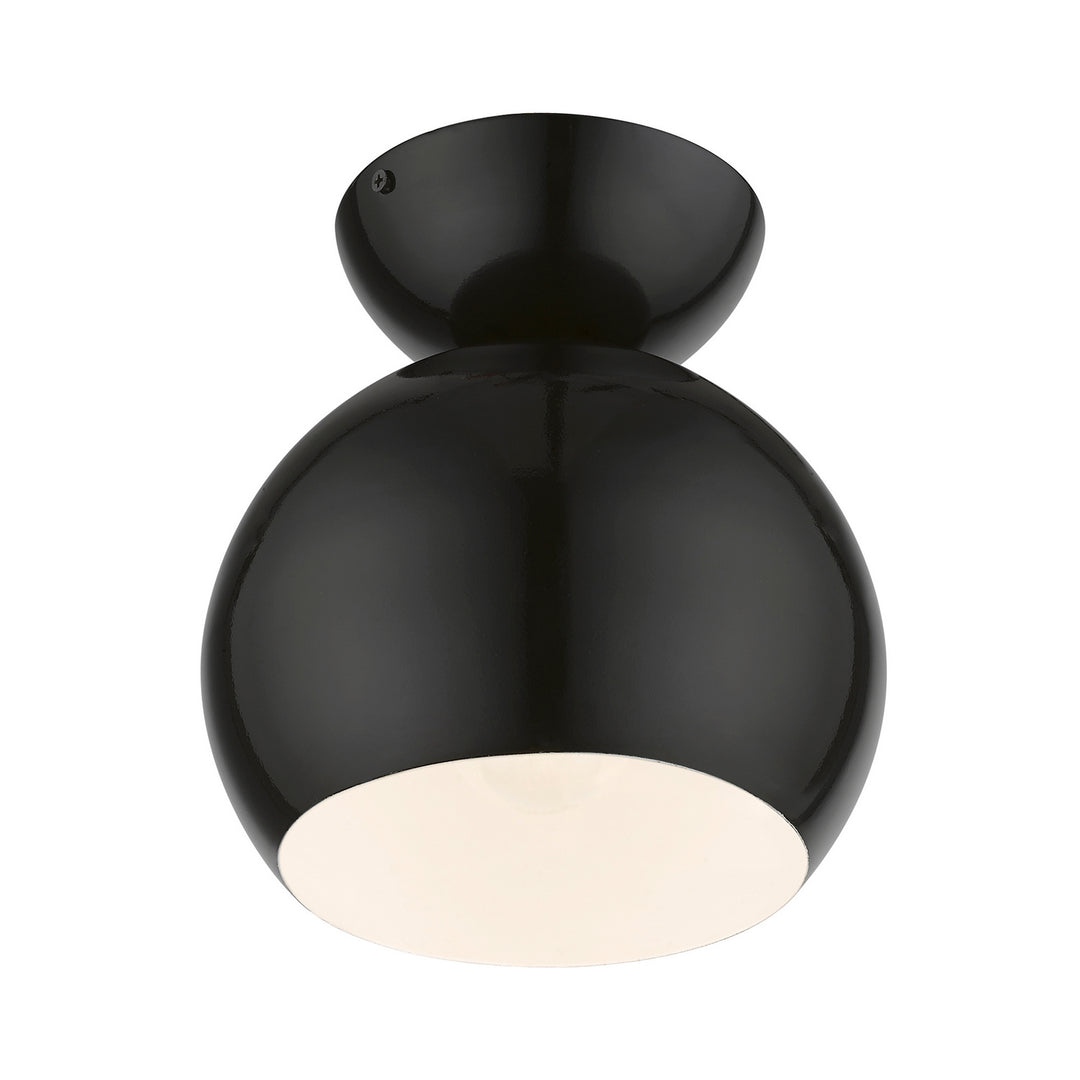 Livex Stockton 45487-68 Ceiling Light - Shiny Black