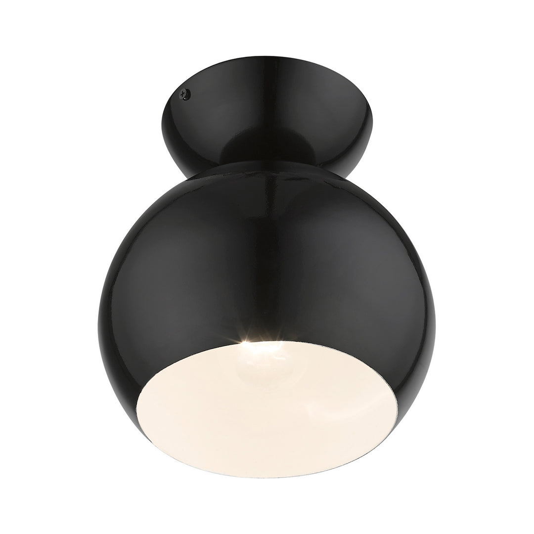 Livex Stockton 45487-68 Ceiling Light - Shiny Black