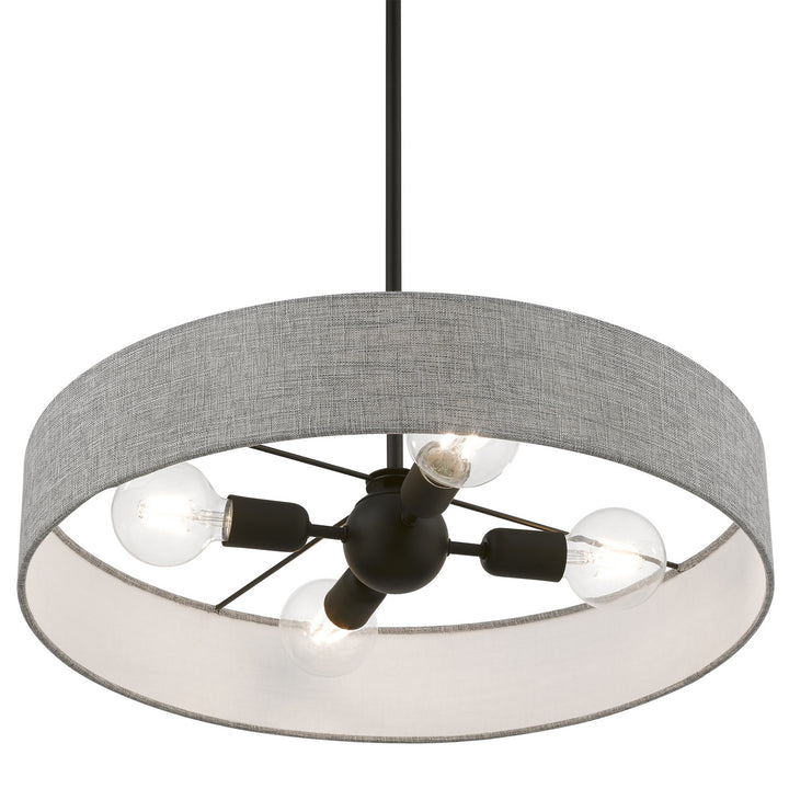 Livex Elmhurst 46144-04 Pendant Light - Black