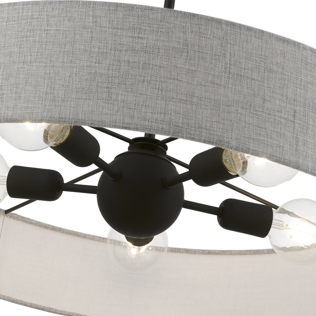 Livex Elmhurst 46145-04 Pendant Light - Black