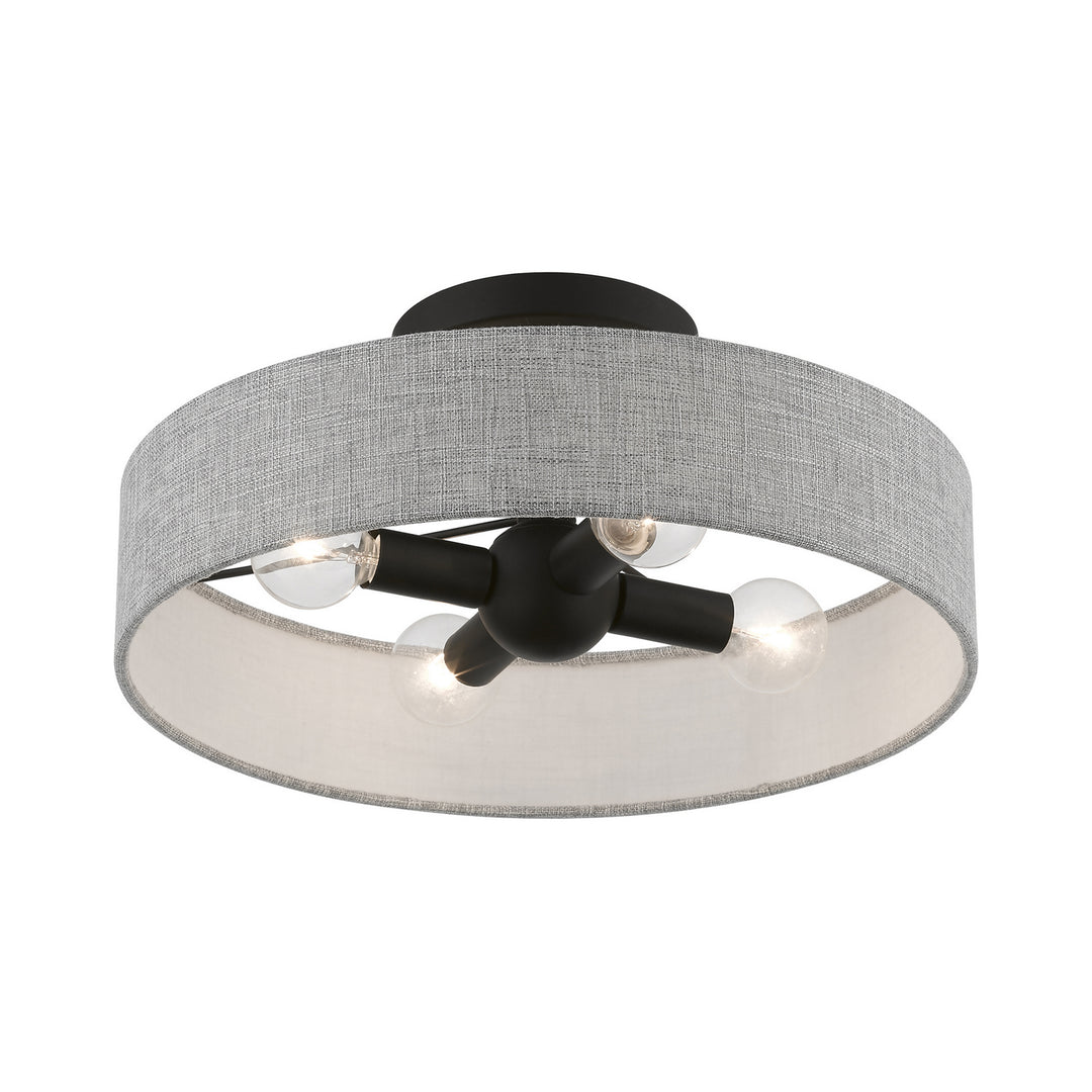 Livex Elmhurst 46147-04 Ceiling Light - Black