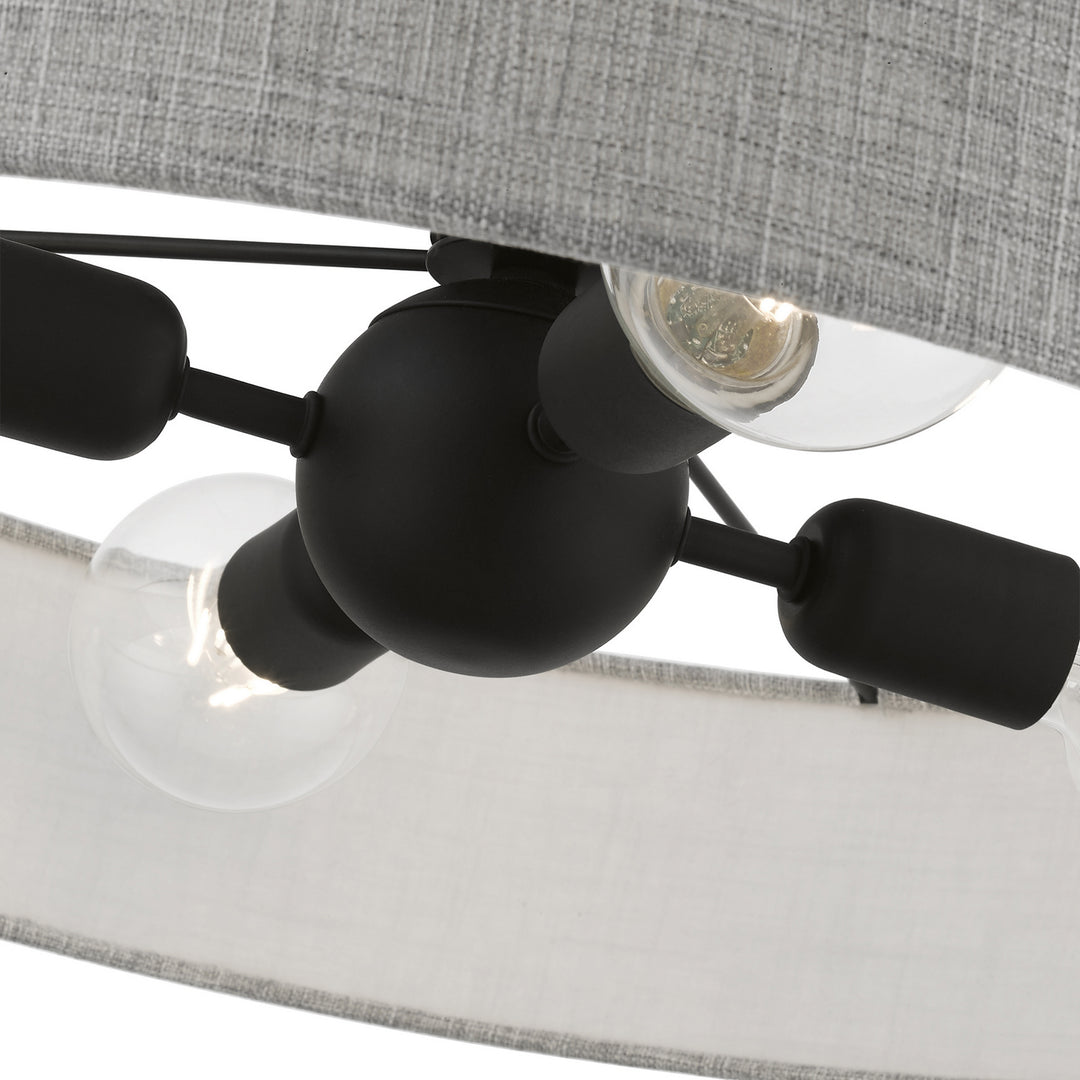 Livex Elmhurst 46148-04 Ceiling Light - Black