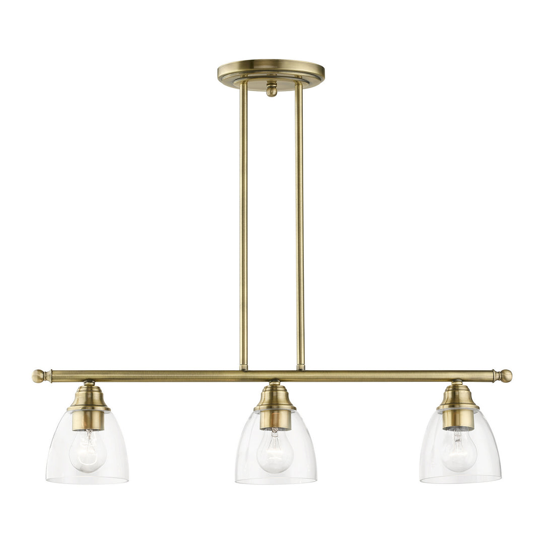 Livex Montgomery 46337-01 Pendant Light - Antique Brass