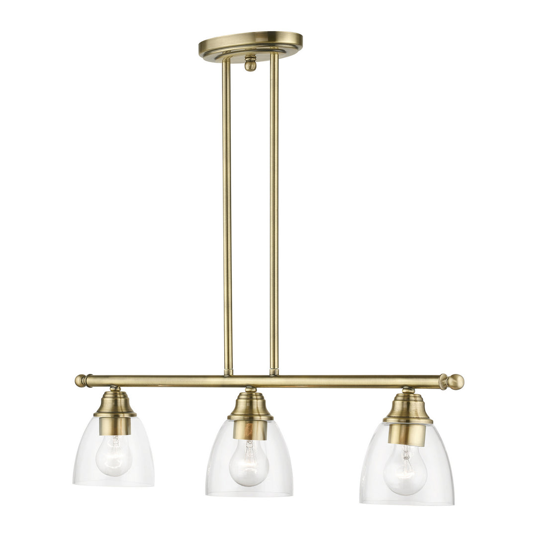 Livex Montgomery 46337-01 Pendant Light - Antique Brass