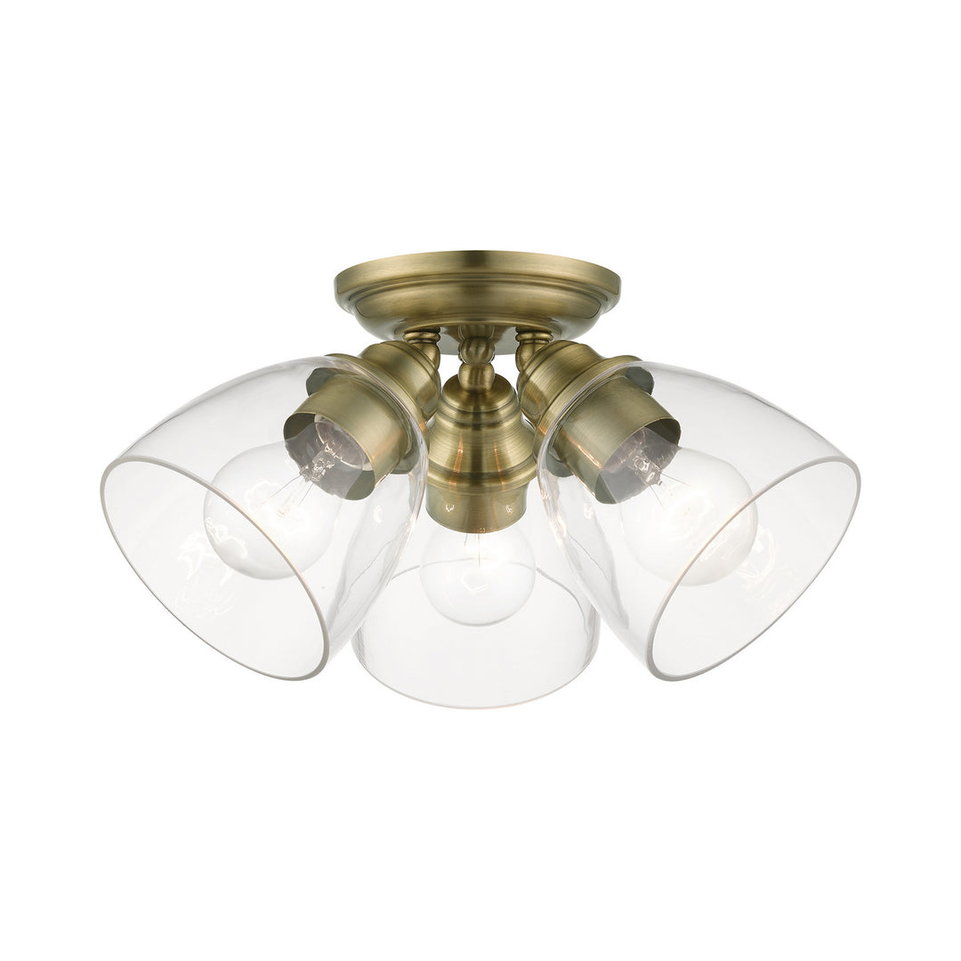 Livex Montgomery 46339-01 Ceiling Light - Antique Brass