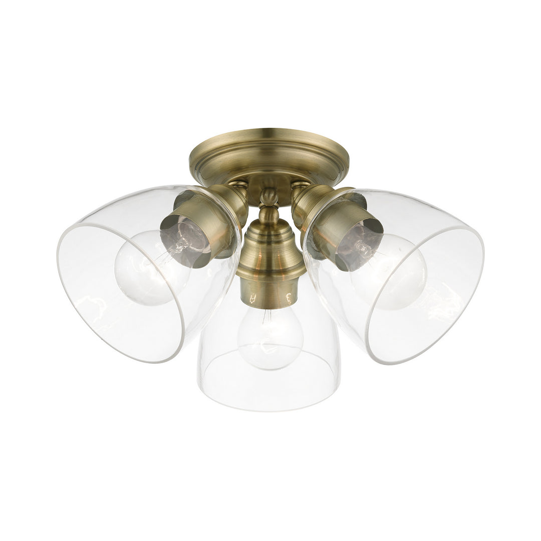 Livex Montgomery 46339-01 Ceiling Light - Antique Brass