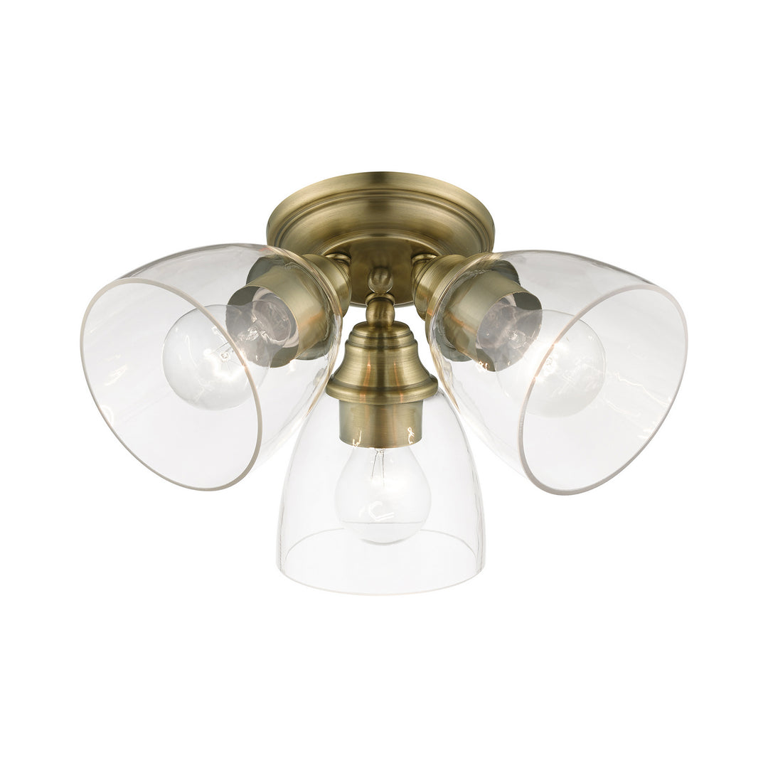 Livex Montgomery 46339-01 Ceiling Light - Antique Brass