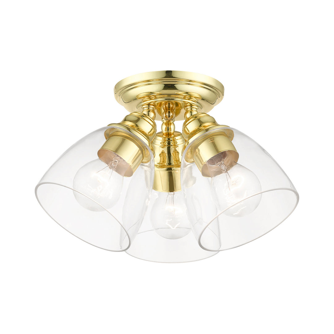 Livex Montgomery 46339-02 Ceiling Light - Polished Brass