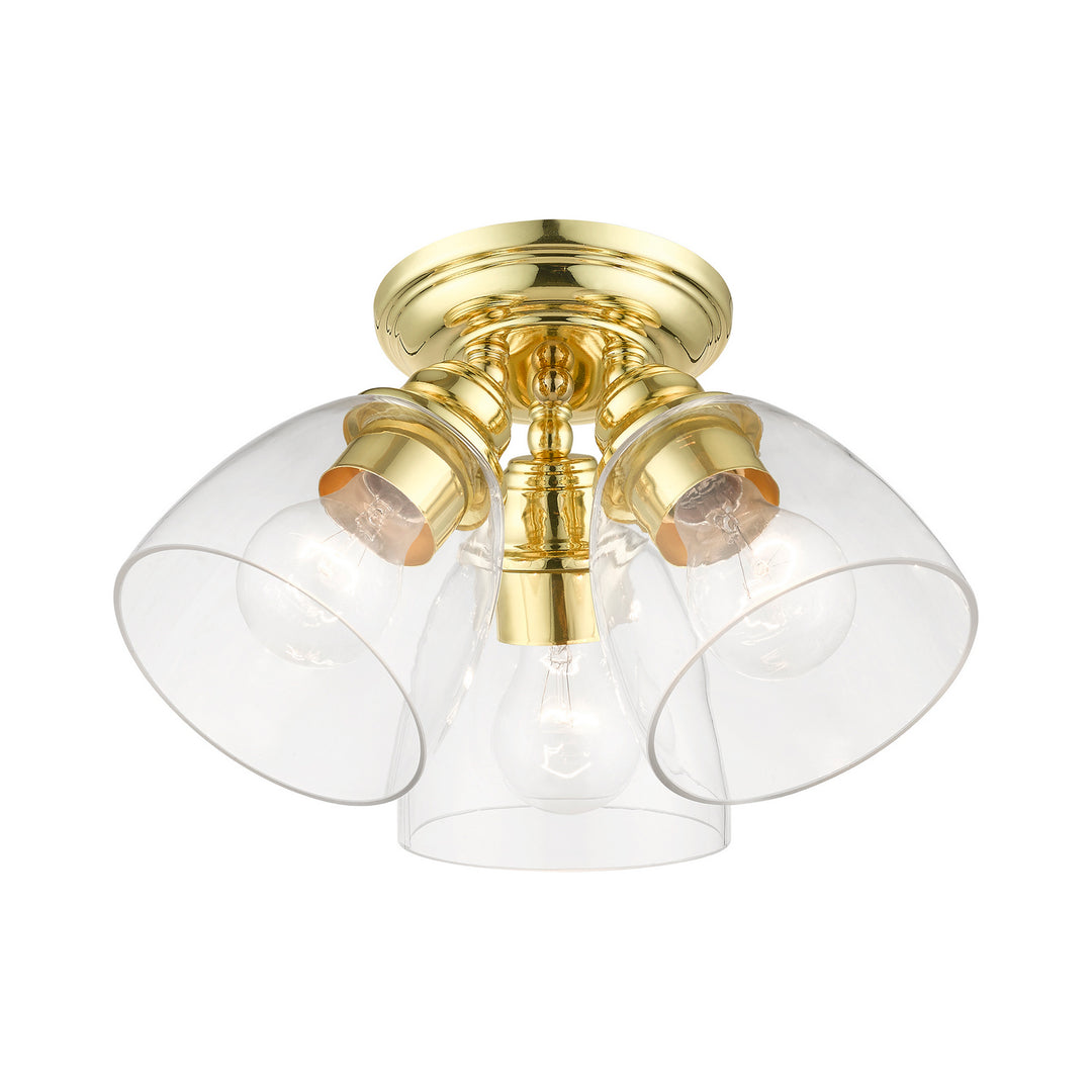 Livex Montgomery 46339-02 Ceiling Light - Polished Brass