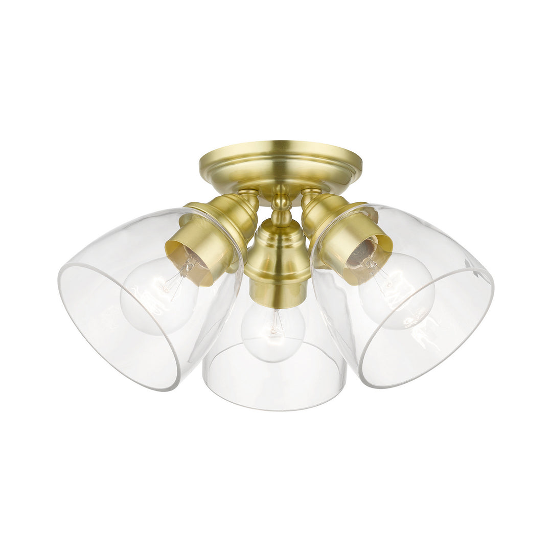 Livex Montgomery 46339-12 Ceiling Light - Satin Brass