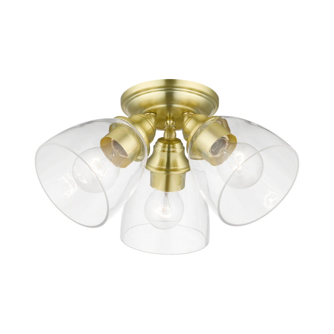 Livex Montgomery 46339-12 Ceiling Light - Satin Brass