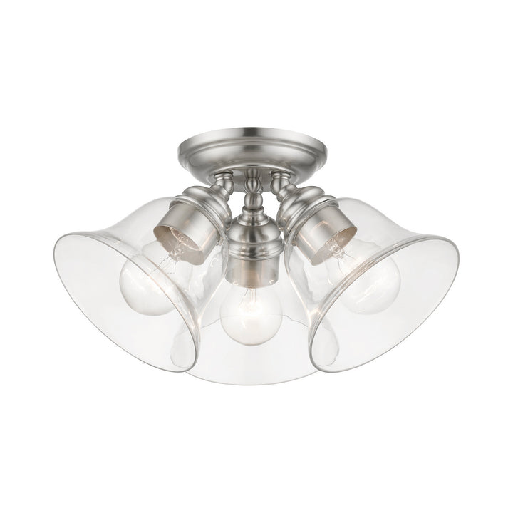 Livex Moreland 46489-91 Ceiling Light - Brushed Nickel