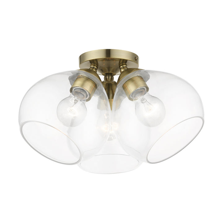 Livex Catania 46502-01 Ceiling Light - Antique Brass