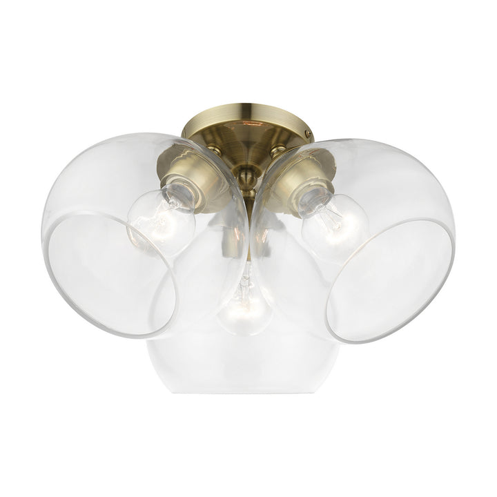 Livex Catania 46502-01 Ceiling Light - Antique Brass