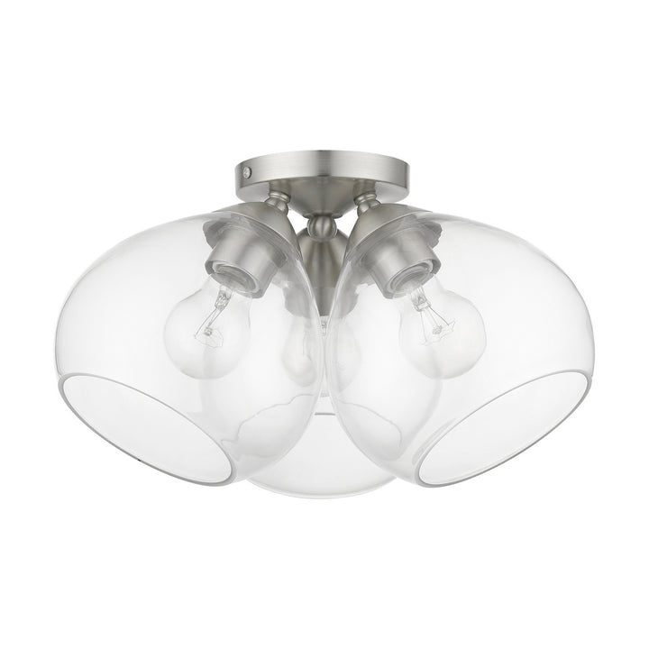 Livex Catania 46502-91 Ceiling Light - Brushed Nickel