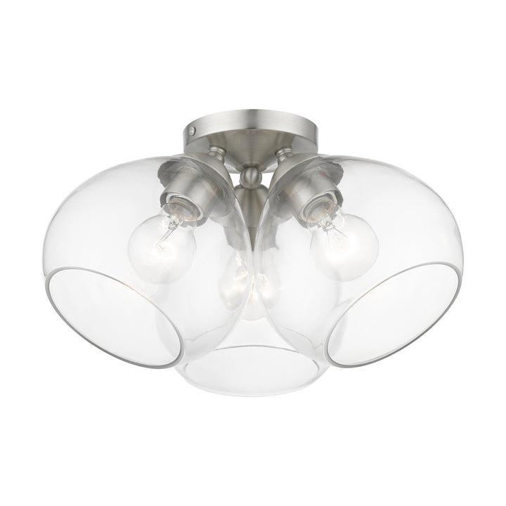 Livex Catania 46502-91 Ceiling Light - Brushed Nickel