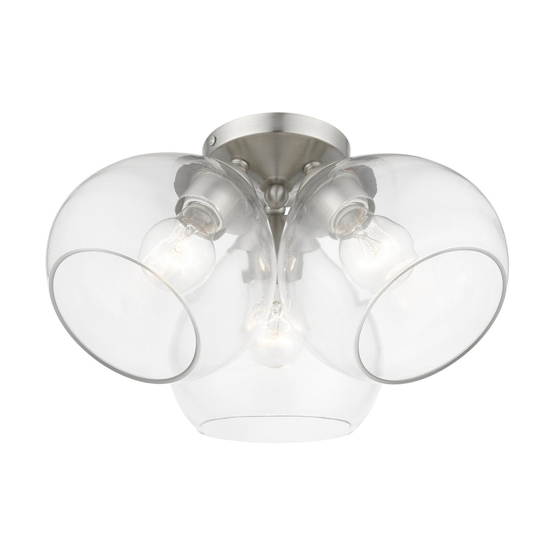 Livex Catania 46502-91 Ceiling Light - Brushed Nickel