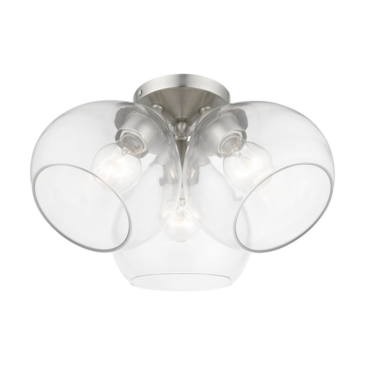 Livex Catania 46502-91 Ceiling Light - Brushed Nickel