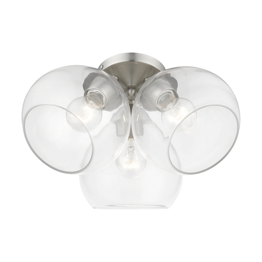 Livex Catania 46502-91 Ceiling Light - Brushed Nickel