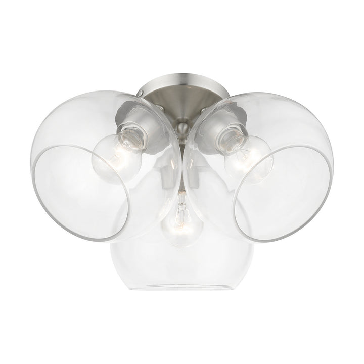 Livex Catania 46502-91 Ceiling Light - Brushed Nickel