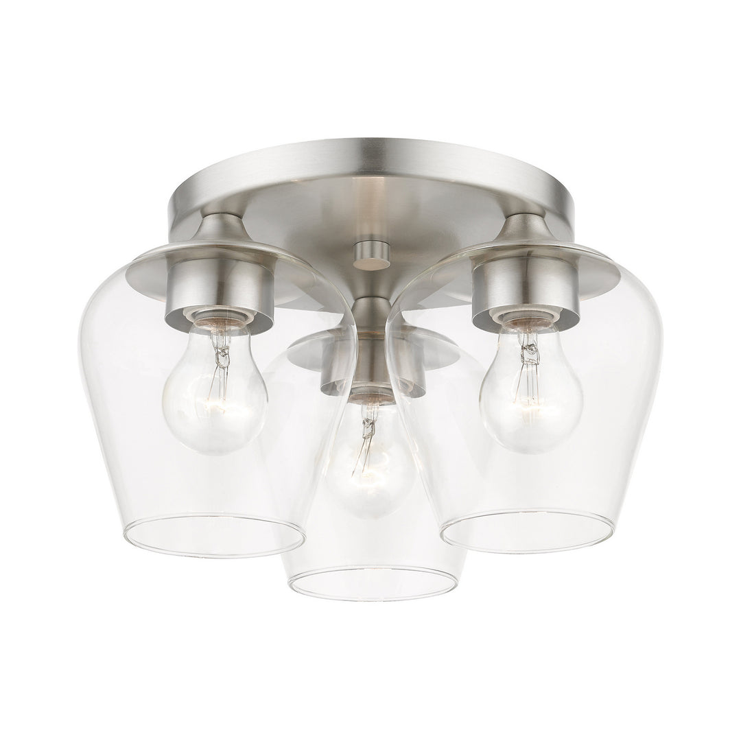 Livex Willow 46723-91 Ceiling Light - Brushed Nickel