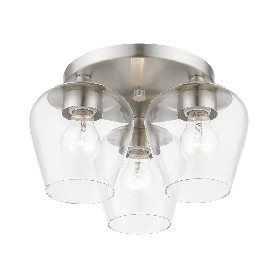 Livex Willow 46723-91 Ceiling Light - Brushed Nickel