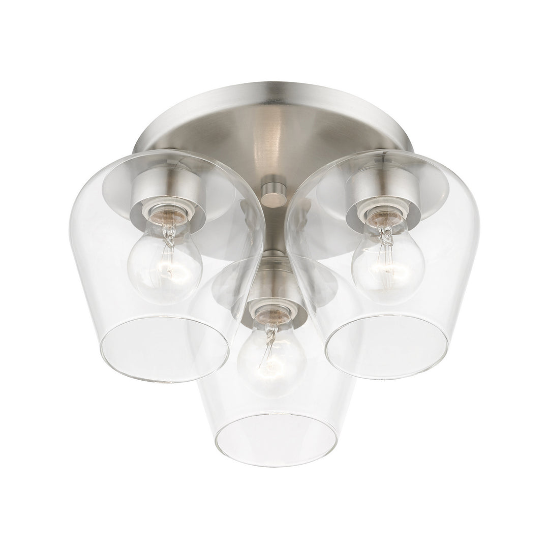 Livex Willow 46723-91 Ceiling Light - Brushed Nickel