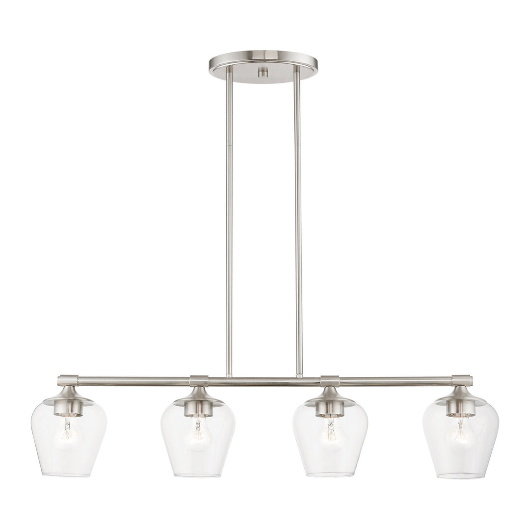 Livex Willow 46724-91 Pendant Light - Brushed Nickel