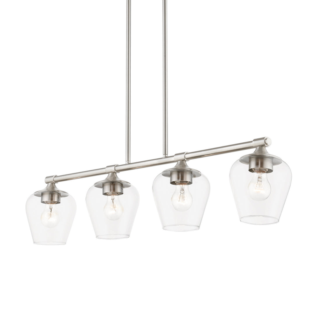 Livex Willow 46724-91 Pendant Light - Brushed Nickel