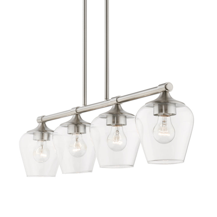 Livex Willow 46724-91 Pendant Light - Brushed Nickel