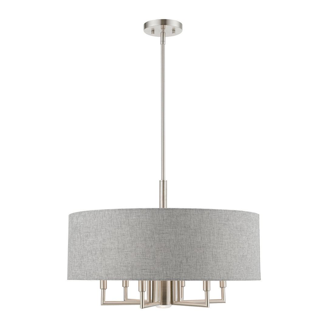 Livex Dakota 46736-91 Chandelier Light - Brushed Nickel