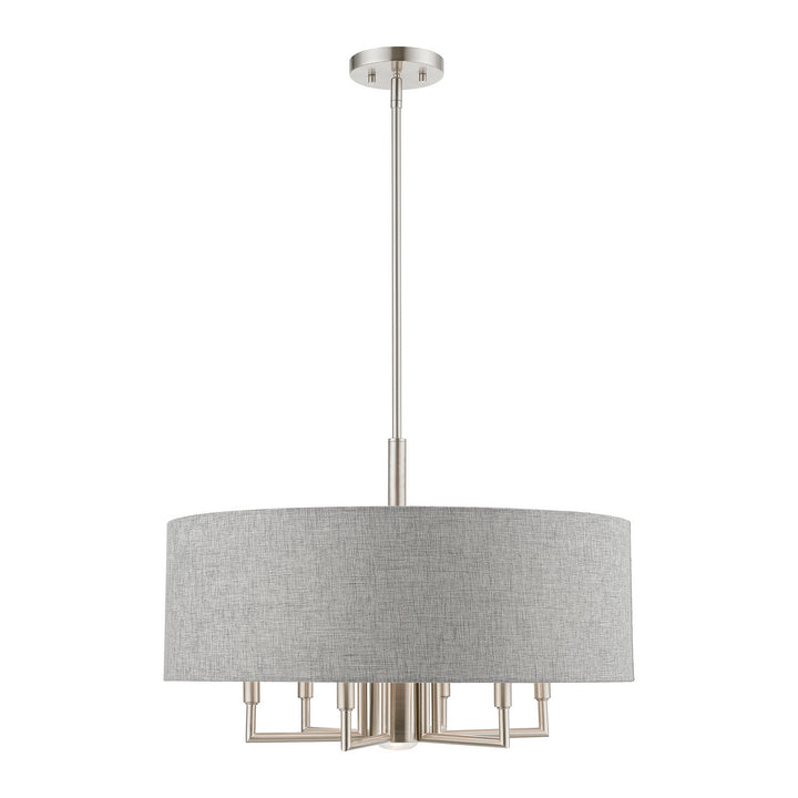 Livex Dakota 46736-91 Chandelier Light - Brushed Nickel