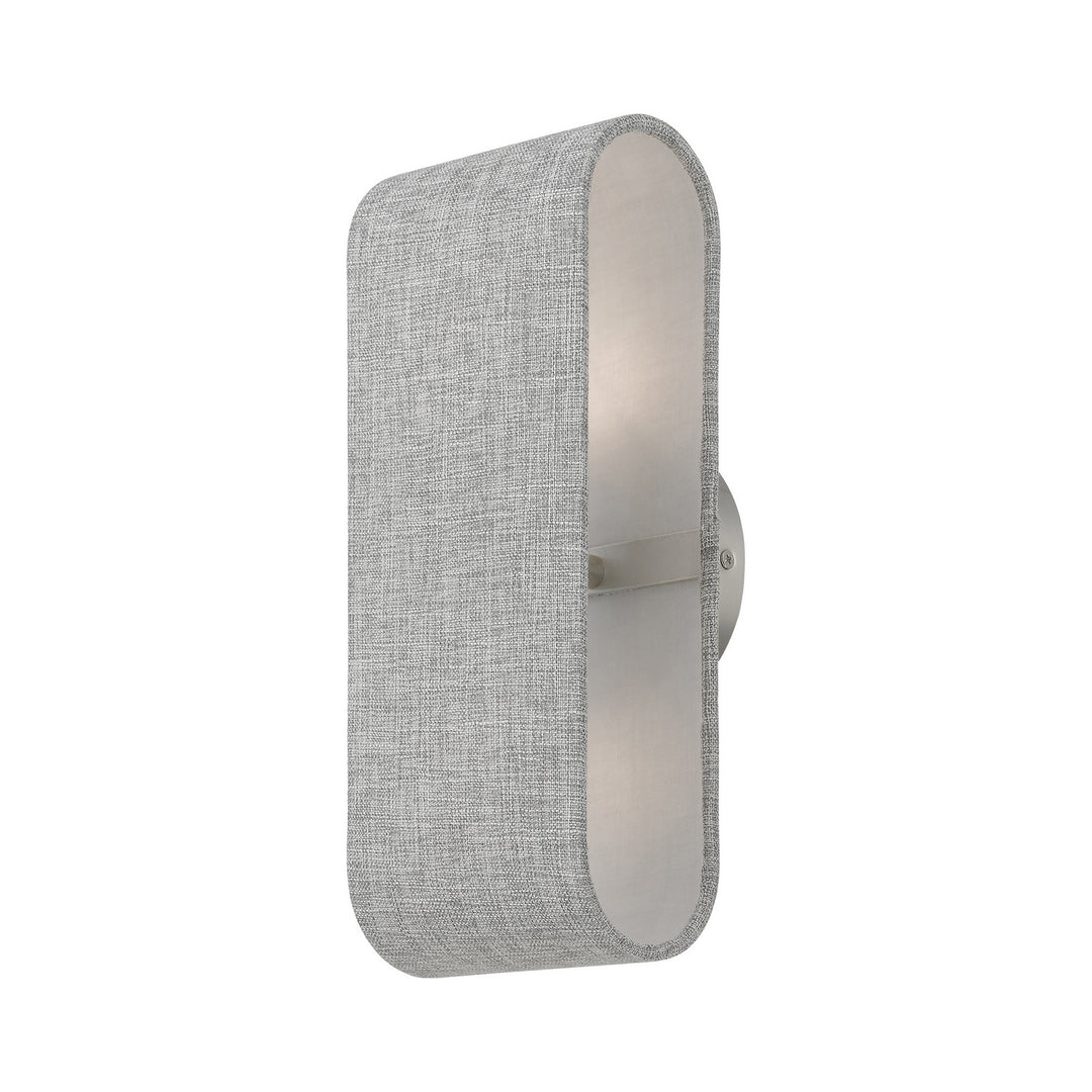 Livex Dakota 46748-91 Wall Sconce Light - Brushed Nickel
