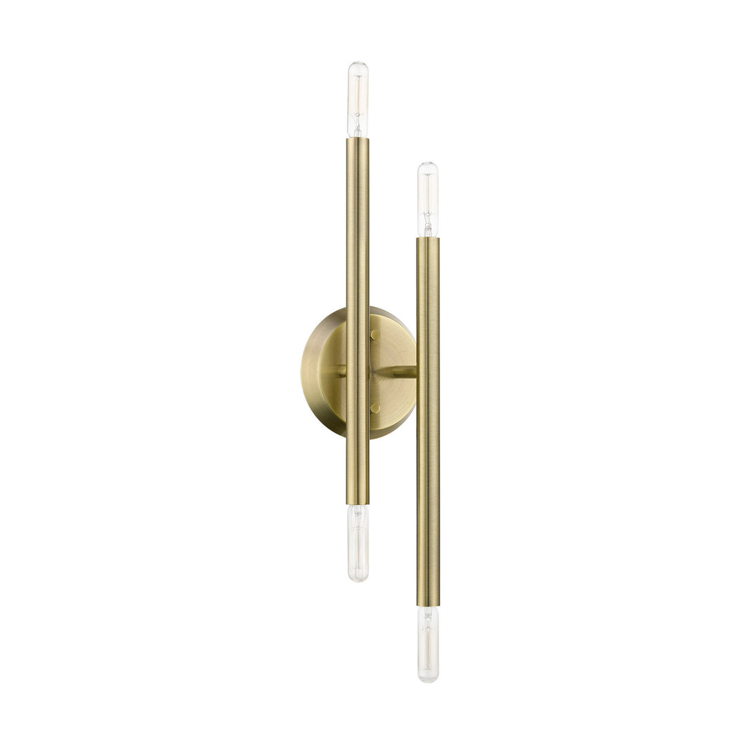 Livex Soho 46771-01 Wall Sconce Light - Antique Brass