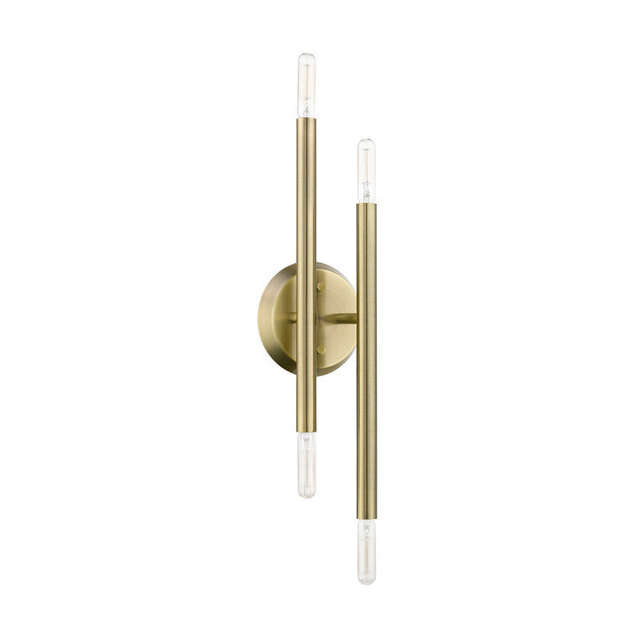 Livex Soho 46771-01 Wall Sconce Light - Antique Brass