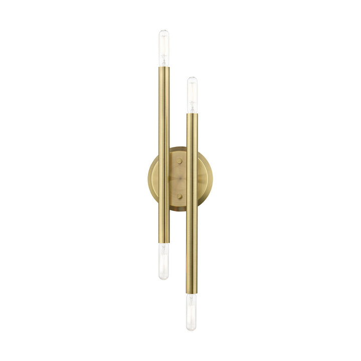 Livex Soho 46771-01 Wall Sconce Light - Antique Brass