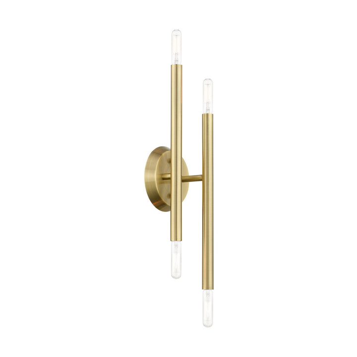 Livex Soho 46771-01 Wall Sconce Light - Antique Brass