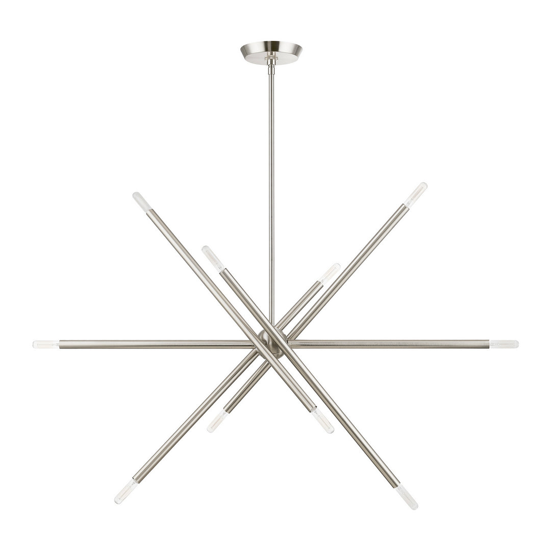 Livex Soho 46777-91 Chandelier Light - Brushed Nickel