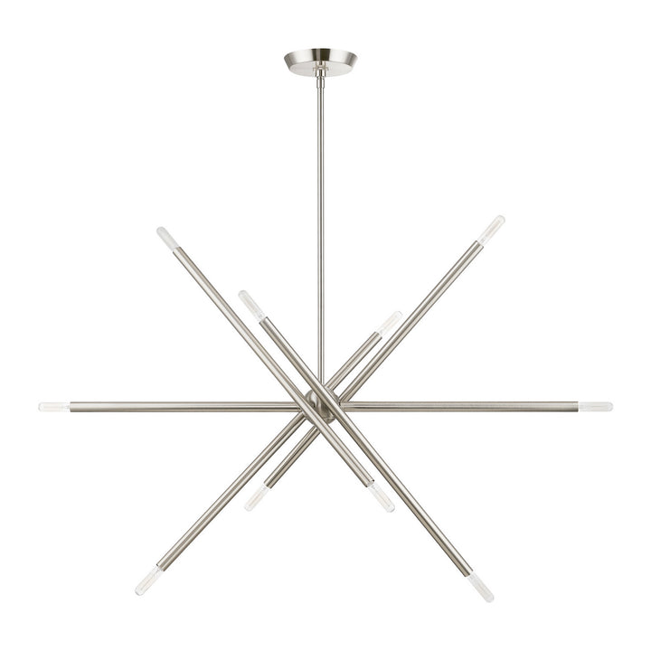 Livex Soho 46777-91 Chandelier Light - Brushed Nickel