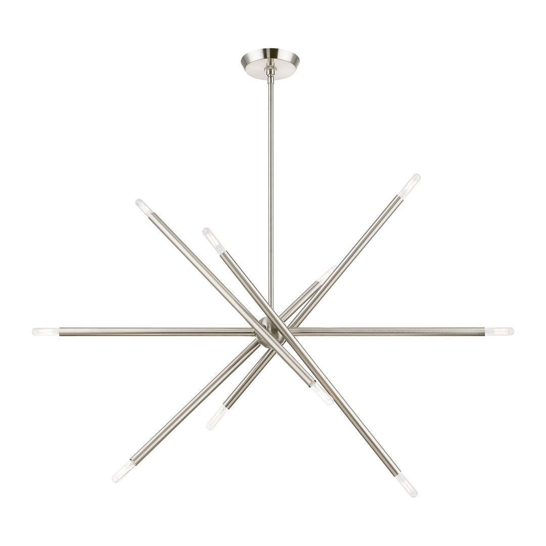 Livex Soho 46777-91 Chandelier Light - Brushed Nickel