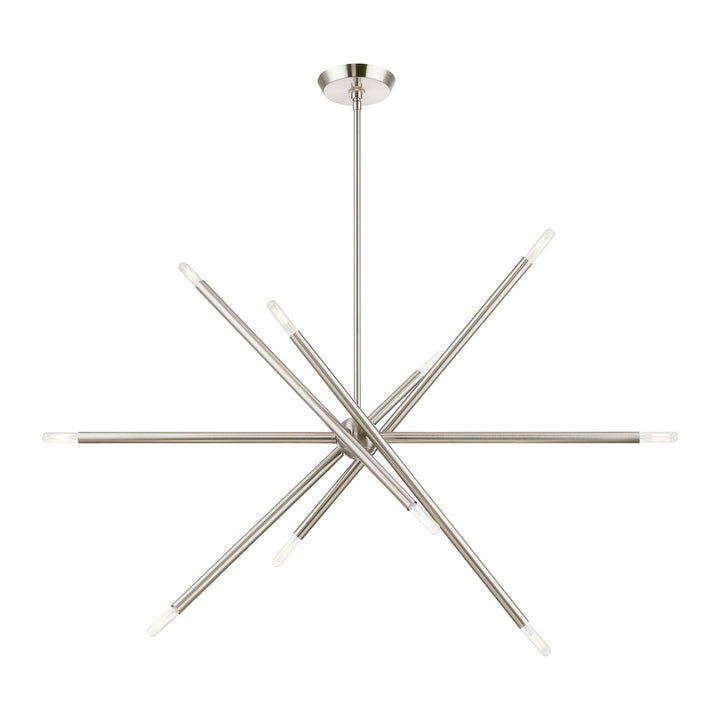 Livex Soho 46777-91 Chandelier Light - Brushed Nickel