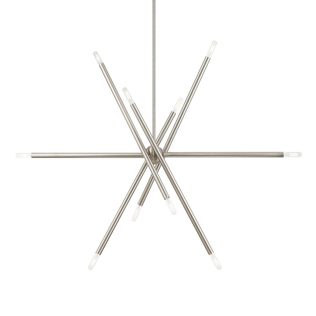 Livex Soho 46777-91 Chandelier Light - Brushed Nickel