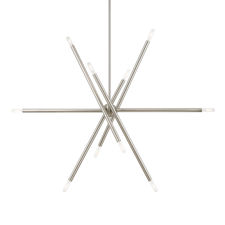 Livex Soho 46777-91 Chandelier Light - Brushed Nickel