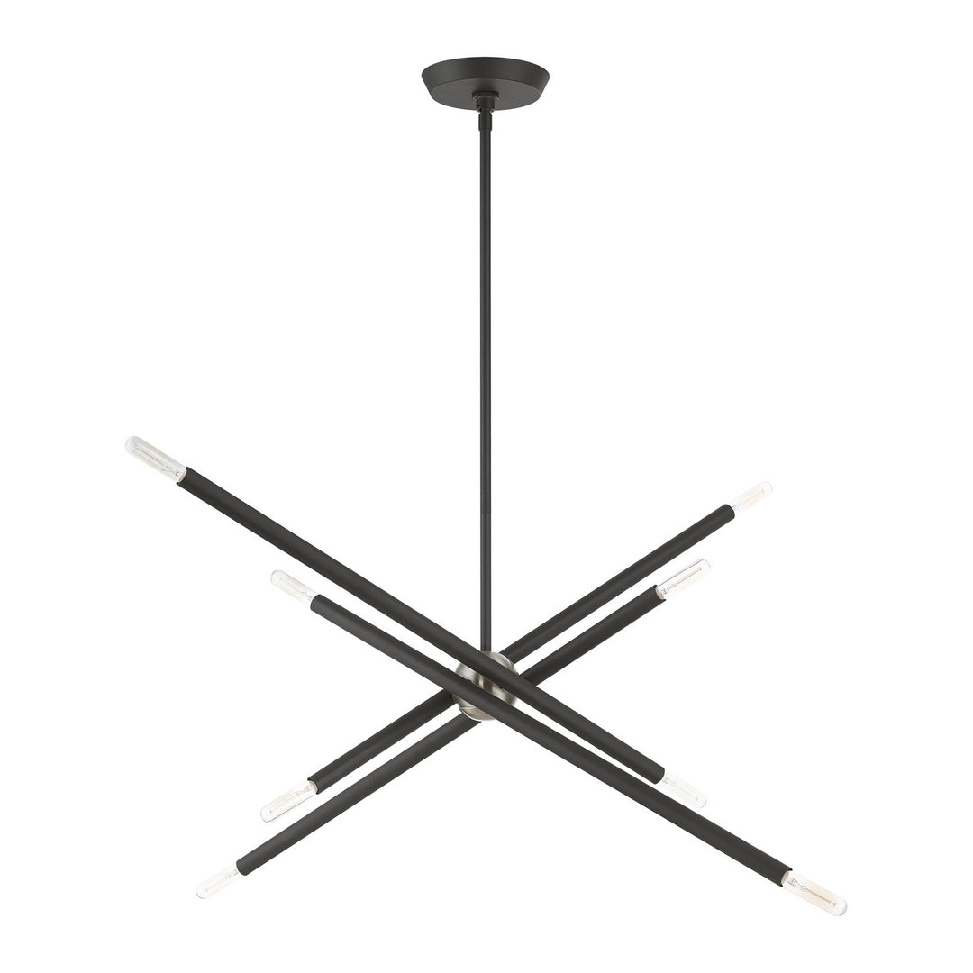 Livex Soho 46778-76 Chandelier Light - Scandinavian Gray