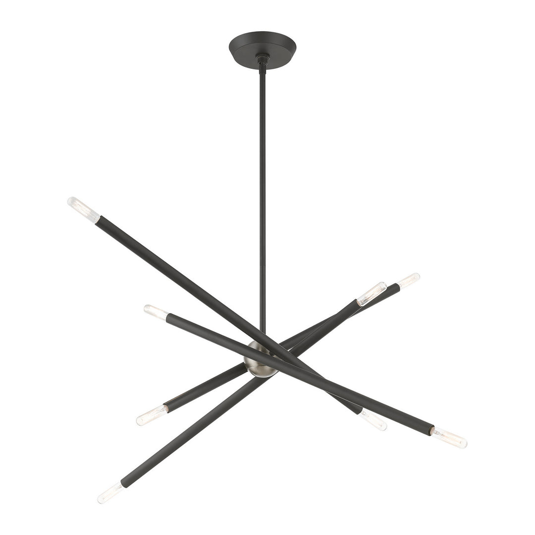 Livex Soho 46778-76 Chandelier Light - Scandinavian Gray