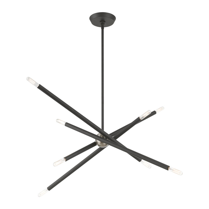 Livex Soho 46778-76 Chandelier Light - Scandinavian Gray