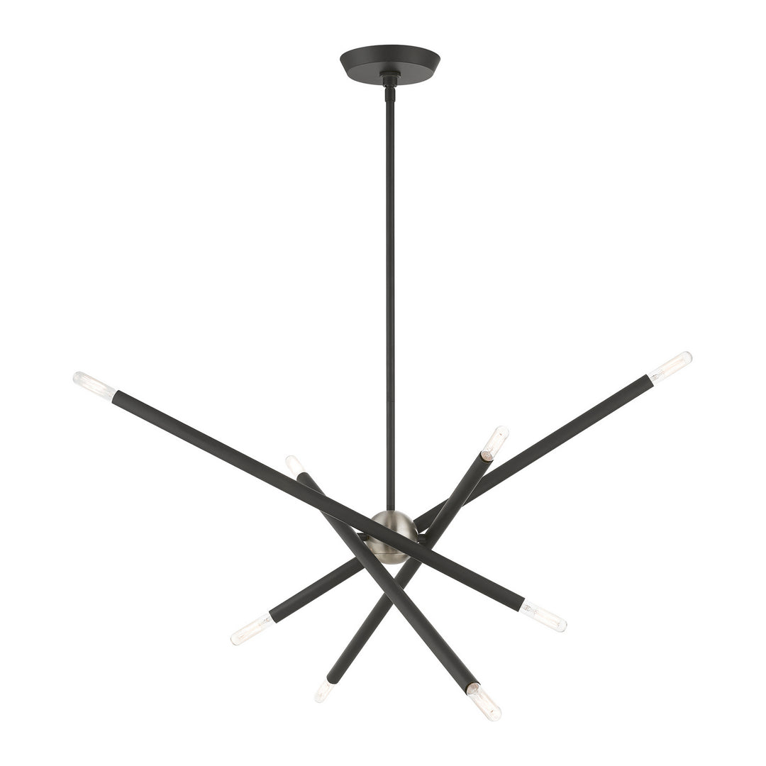 Livex Soho 46778-76 Chandelier Light - Scandinavian Gray