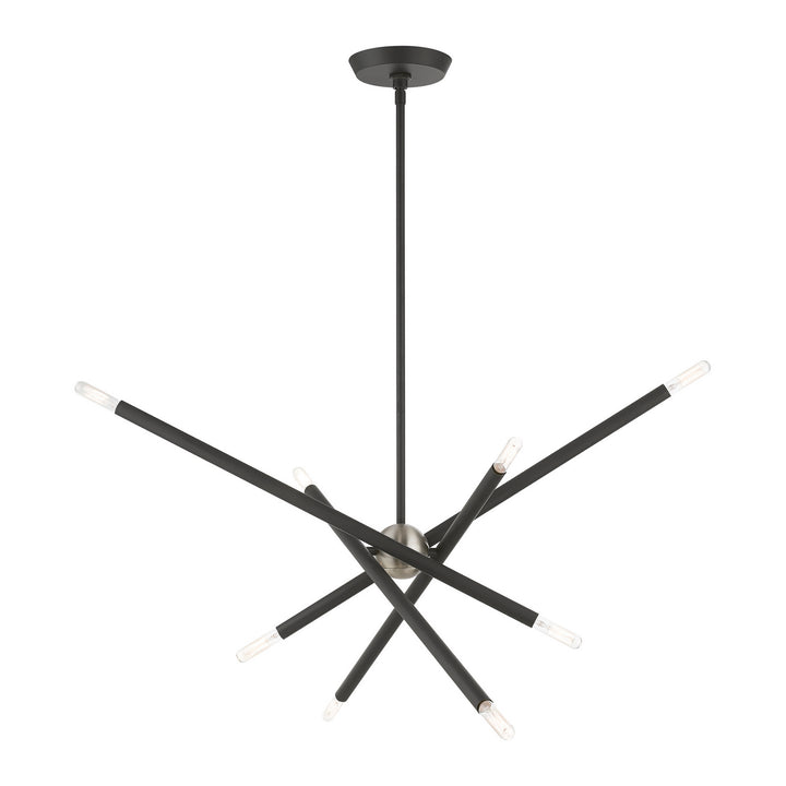 Livex Soho 46778-76 Chandelier Light - Scandinavian Gray